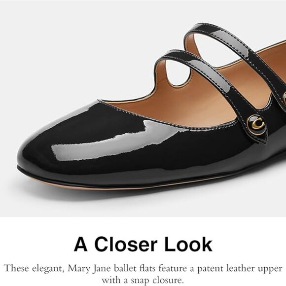 Coach Women's Winley Mary Jane flats Shoes Size 9.5 Anthracite - Picture 5 of 5